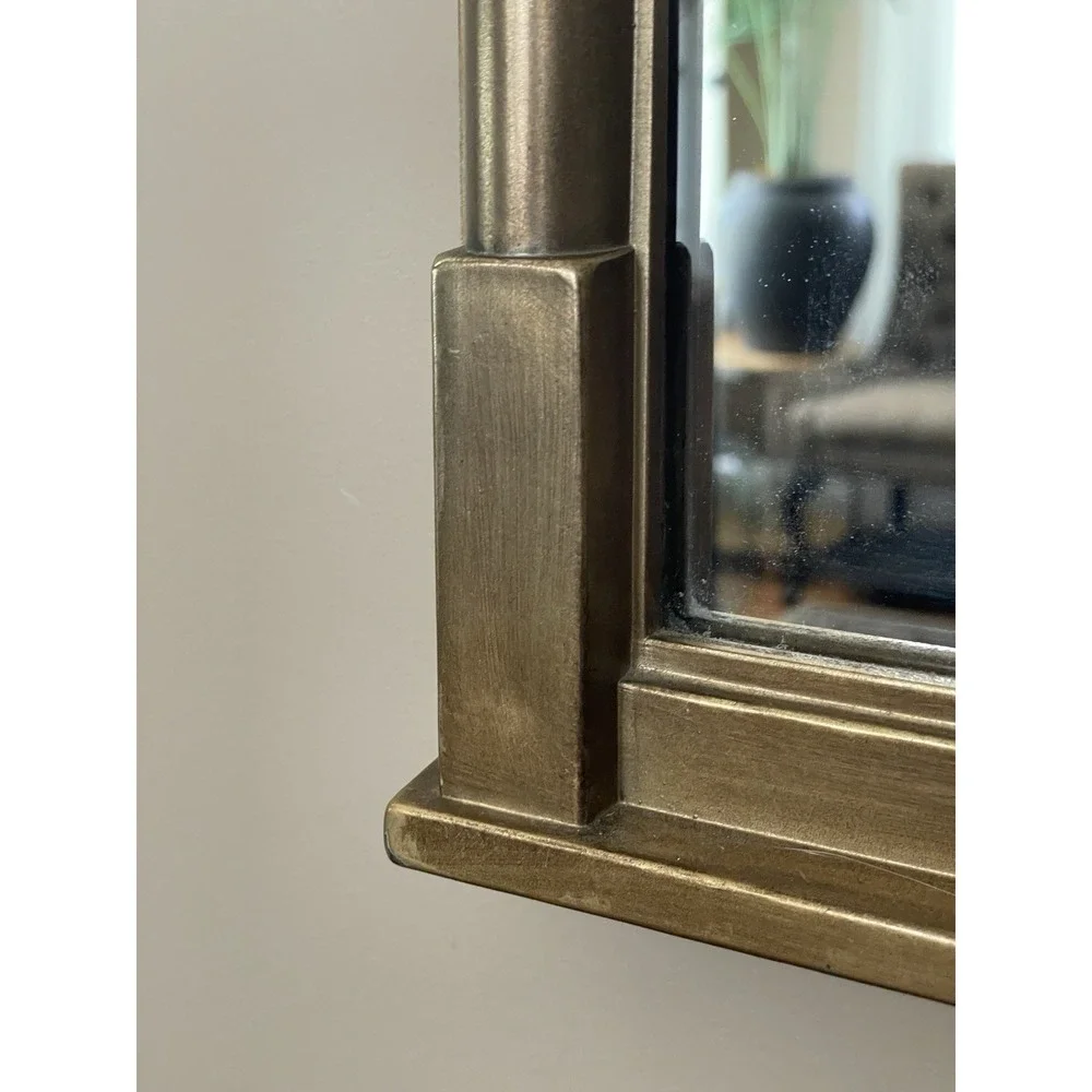 Vintage Syroco Mirror With Gold Frame 13 X 23